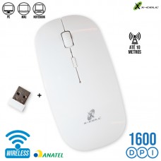 Mouse sem Fio 1600Dpi XC-MW-01 X-Cell - Branco